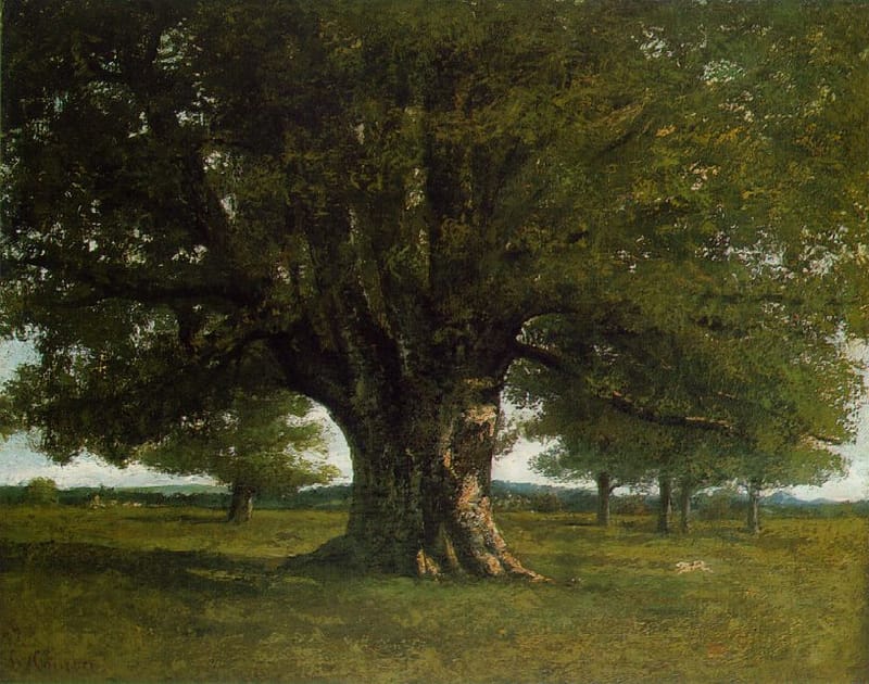 Gustave Courbet, The Oak at Flagely, 1864